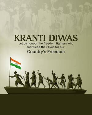 Kranti Diwas event poster