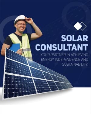 Solar Consultant flyer