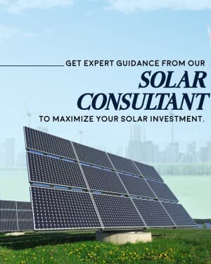 Solar Consultant template