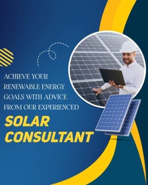 Solar Consultant poster