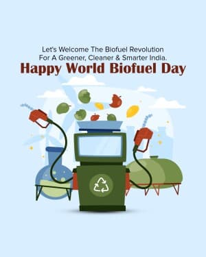 World Biofuel Day illustration