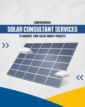 Solar Consultant post