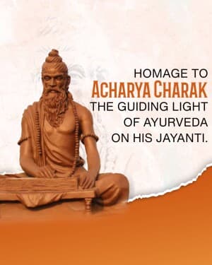 Acharya Charak Jayanti banner