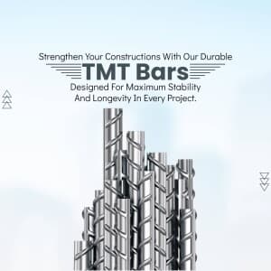 TMT Bar business flyer