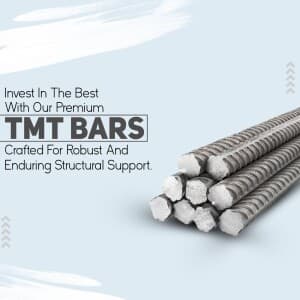 TMT Bar marketing post