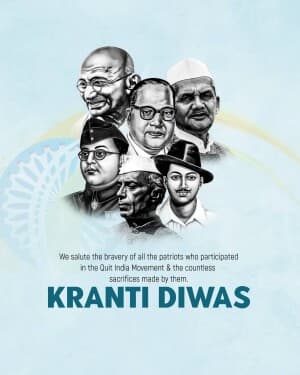 Kranti Diwas illustration