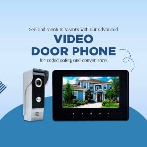 Video Door Phones marketing poster