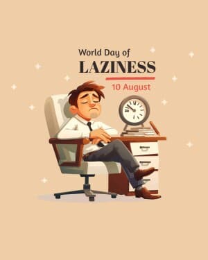 World Day of Laziness banner