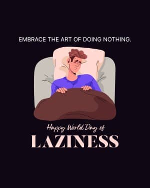 World Day of Laziness image