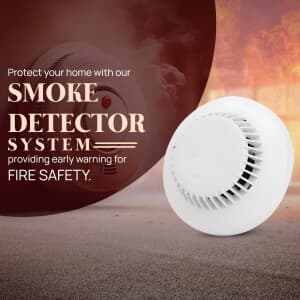 Smoke Detector System marketing post