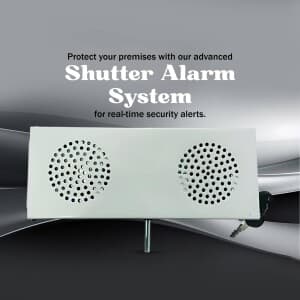 Shutter Alarm System flyer