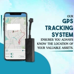 GPS  Tracking System marketing poster