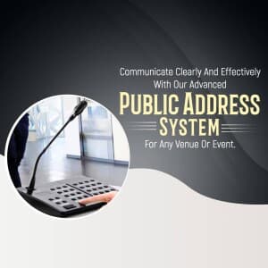 PA System marketing post