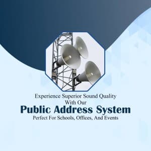 PA System banner