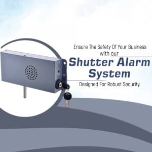 Shutter Alarm System banner