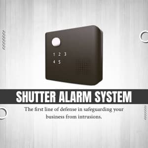 Shutter Alarm System template