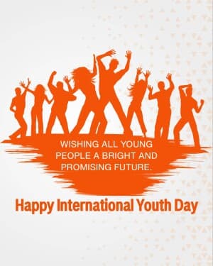 International Youth Day event poster