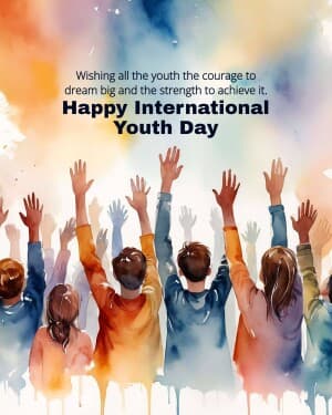 International Youth Day flyer