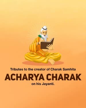 Acharya Charak Jayanti image