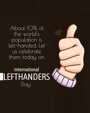 International Lefthanders Day image