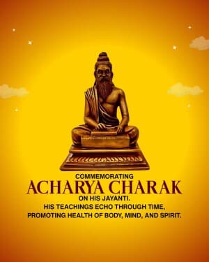 Acharya Charak Jayanti post