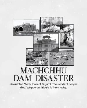 Machchhu Dam Disaster Remembrance Day banner