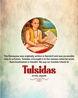 Tulsidas Jayanti post