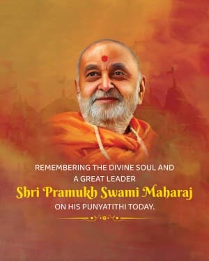 Pramukh Swami Maharaj Punyatithi image