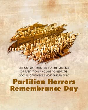 Partition Horrors Remembrance Day image