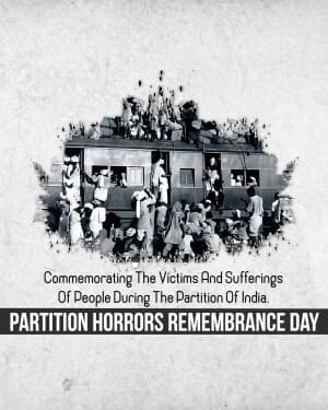 Partition Horrors Remembrance Day graphic