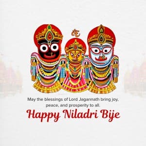 Niladri Bije event poster