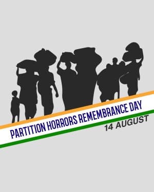 Partition Horrors Remembrance Day illustration