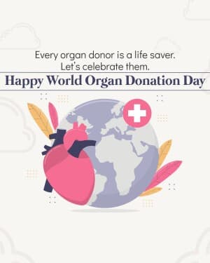 World Organ Donation Day banner