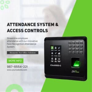 Attendance System & Access Controls flyer