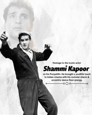 Shammi Kapoor Punyatithi poster