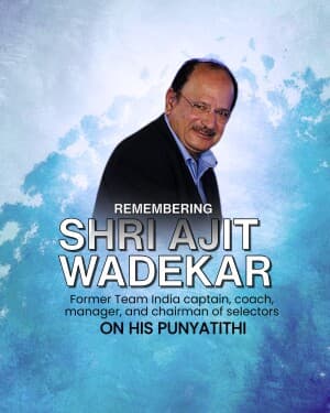 Ajit Laxman Wadekar Ji Punyatithi graphic