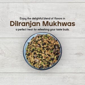 Mukhwas marketing poster