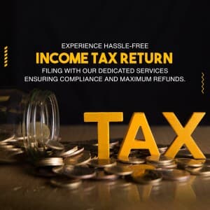 Income Tax Return facebook ad
