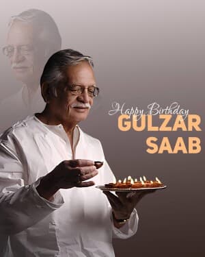 Gulzar Birthday post