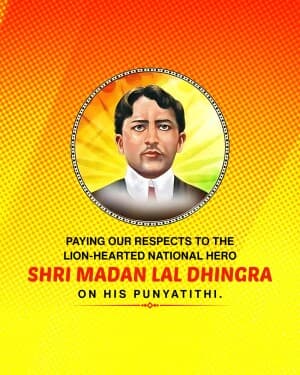 Madan Lal Dhingra Punyatithi image