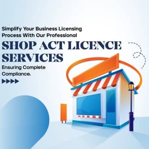 Shop Act Licence template