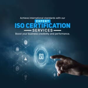 ISO Certification flyer