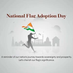 National Flag Adoption Day flyer