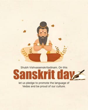 World Sanskrit Day post