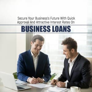 Business Loan flyer