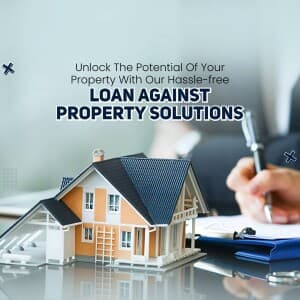 Loan Against Property marketing poster