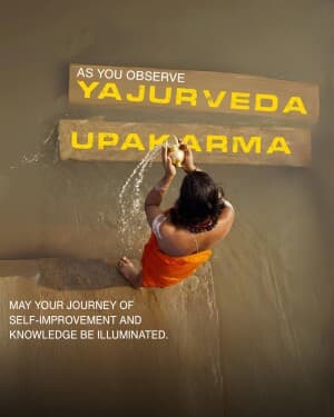 Yajurveda Upakarma poster
