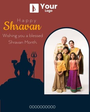 Shravan  Wishes Templets facebook template