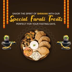 Shravan Special Farali Food banner