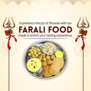 Shravan Special Farali Food poster